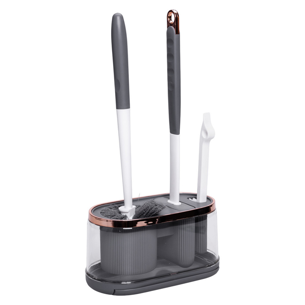 Настінний набір для туалету 3 в 1: ершики та щітка Київ - фото 9