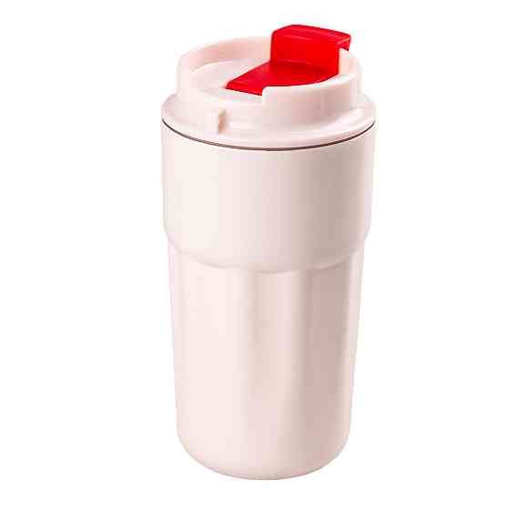 Бежевый термокружка 450 мл из нержавеющей стали Киев