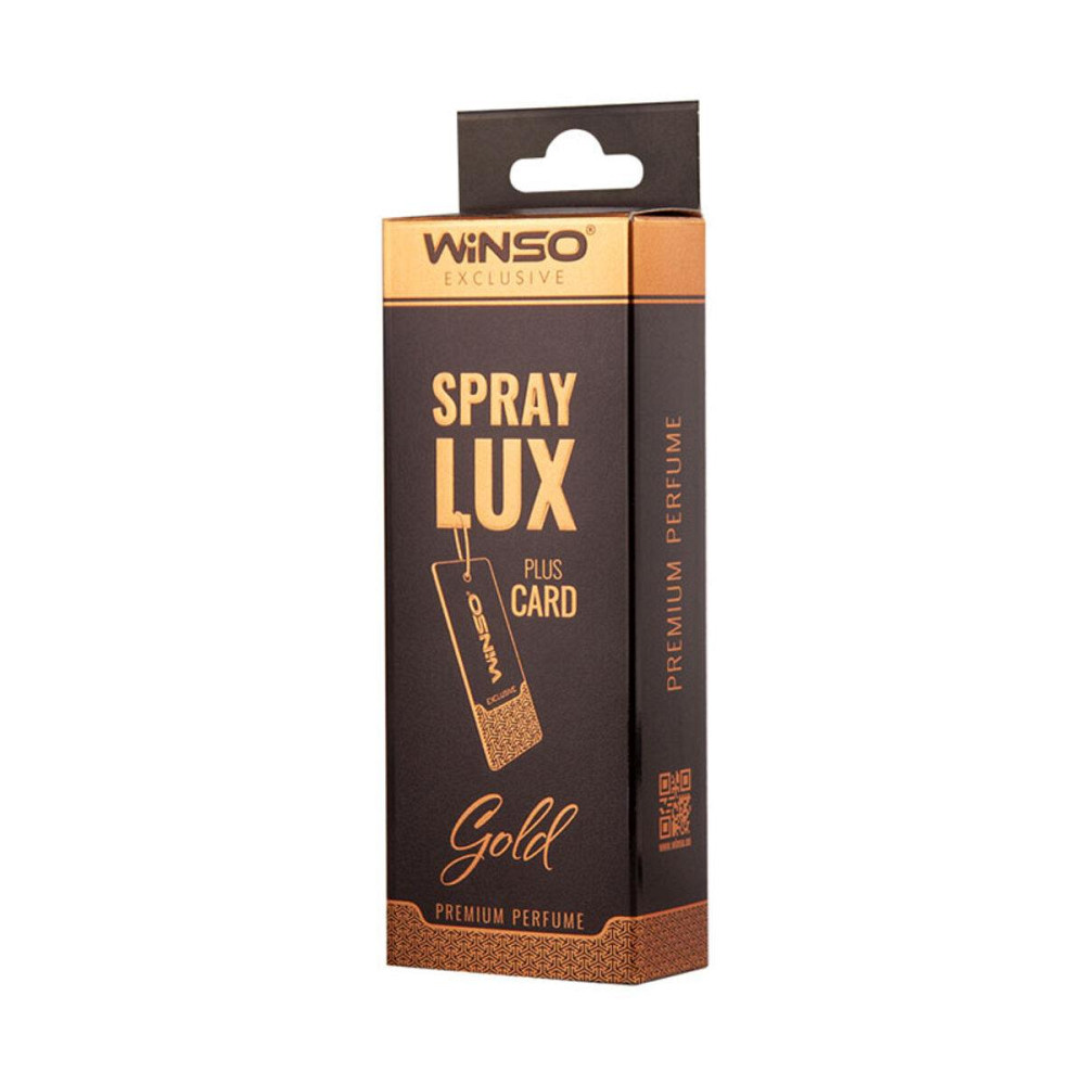 Ароматизатор-спрей WINSO Spray Lux Exclusive CARD Gold — тепло и элегантность в салоне вашего авто Ковель - изображение 1