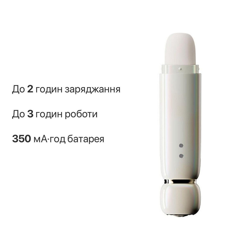 Вакуумный клиторальный стимулятор Zalo Lia Floral White, 3 насадки, 3 режима, разная интенсивность Sex Aura Киев - изображение 8
