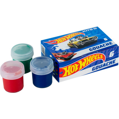 Гуашеві фарби Kite Hot Wheels 6 кольорів, 20 мл (HW23-062) Вінниця - фото 3
