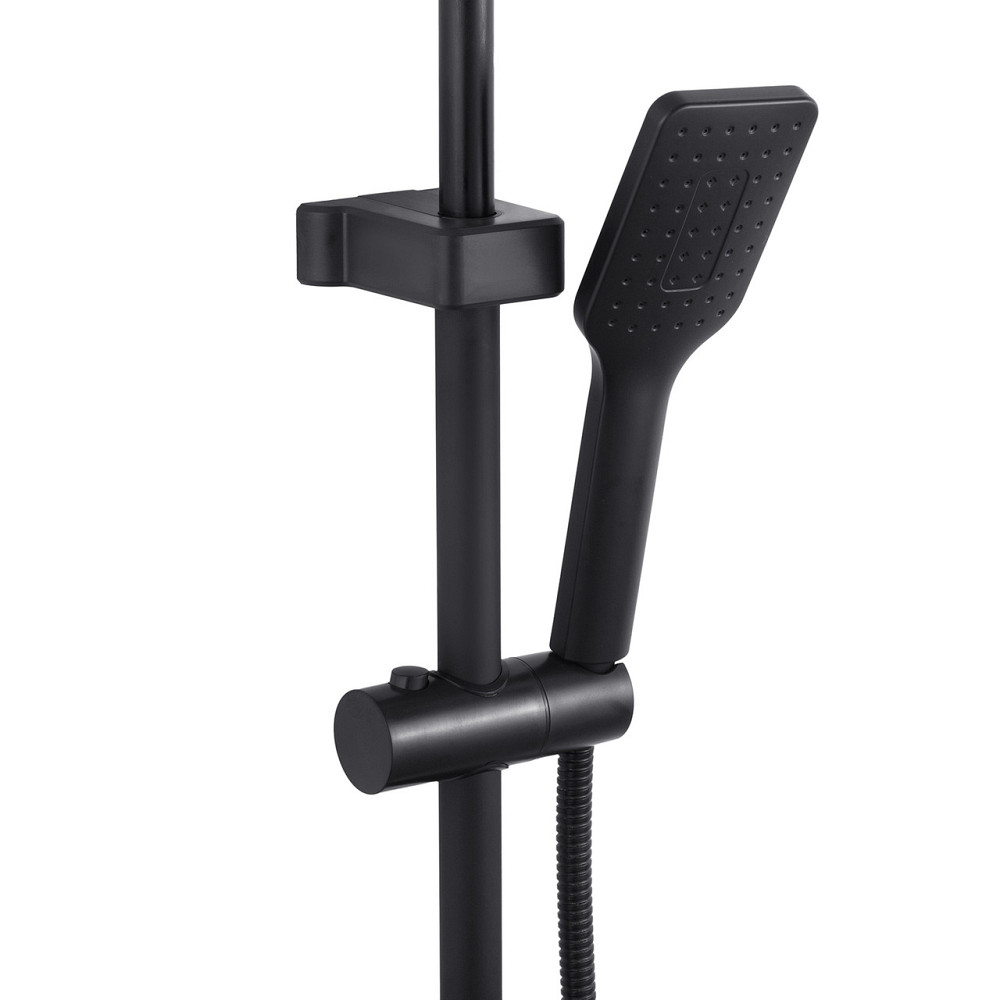 Душова система система для ванни з гігієнічним душем Agua Acero-AVION 06426NM чорна Київ - фото 8