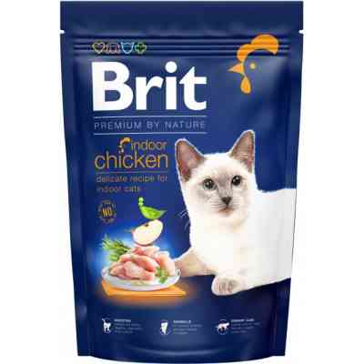 Сухий корм для кішок Brit Premium by Nature Cat Indoor 300 г (8595602552986) Вінниця