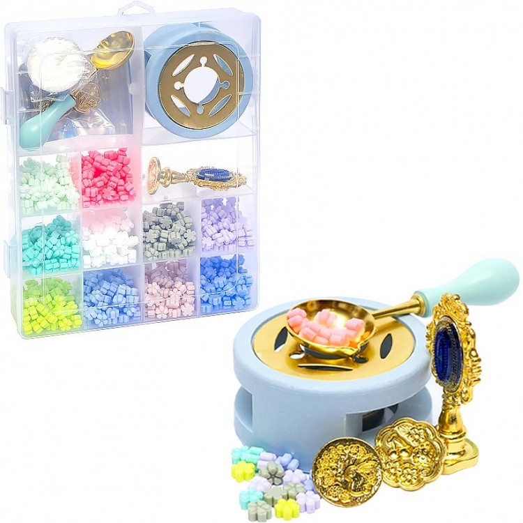 Набір для сургучної печатки 10 кольорів Вінниця - фото 1