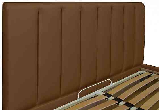 Кровать Sanam Comfort 140 х 190 см Fly 2213 A1 С подъемным механизмом и нишей для белья Светло-коричневый Киев