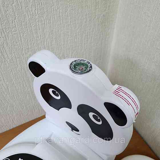 Дитячий навчальний горщик унітаз Панда, від 18 місяців, звук зливу, спинка, горщик знімний, Pilsan 07-561 Хмельницький