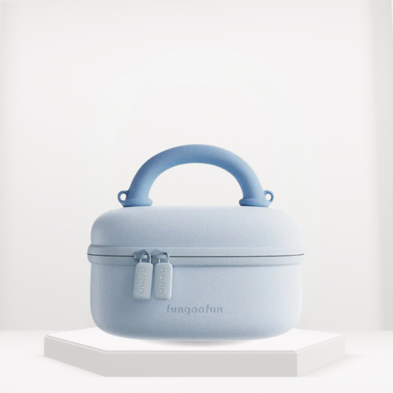 Сумка силіконова жіночий клатч на ремінці з ручкою водонепроникна сумочка Fungoofun, повсякденна, блакитна Кам'янець-Подільський