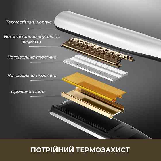 Праска (випрямляч) для волосся Dreame AuraSteam Straight White (AA01A) ( 25890 ) Харьков
