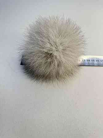 Помпон з натурального хутра песця  Світлий соболь Харків
