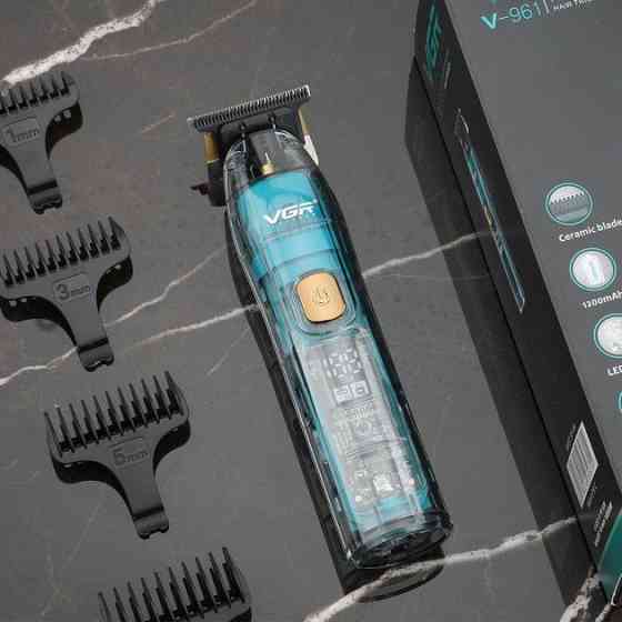Тример для вусів VGR V-961, Миюча машинка для стрижки, Машинка для QL-497 стрижки чоловіча Київ