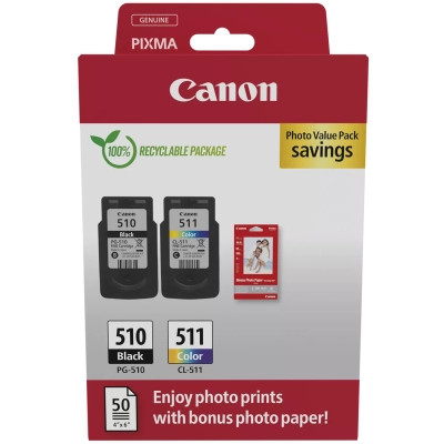 Картридж Canon PG-510+CL-511 MULTIPACK (2970B010) Винница - изображение 1