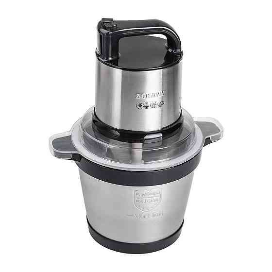 Чоппер измельчитель с чашей 3,5 литра мясорезка 4 лезвия нержавеющая сталь мясорубка Sokany SK-7028 Киев