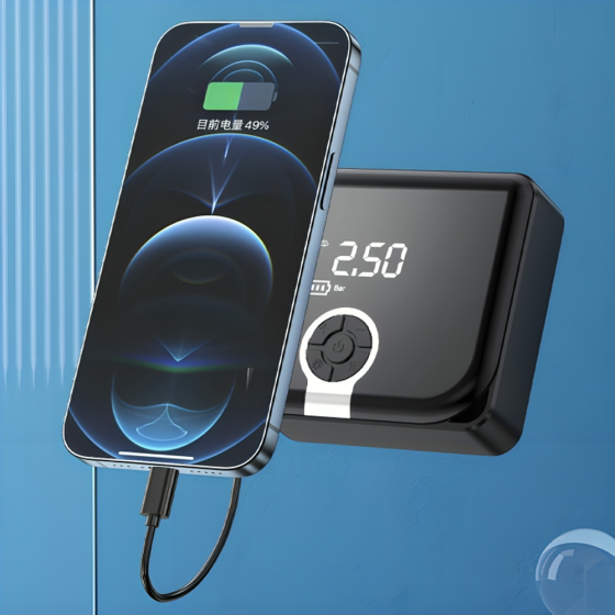 Автомобильный компрессор аккумуляторный,5000мАч,CTC-658 SBR Киев