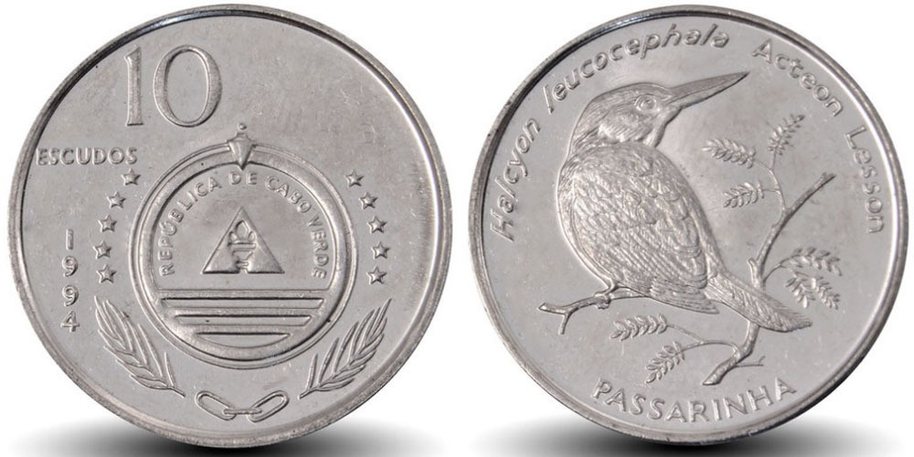 Кабо-Верде 10 эскудо 1994 UNC Полтава - изображение 1