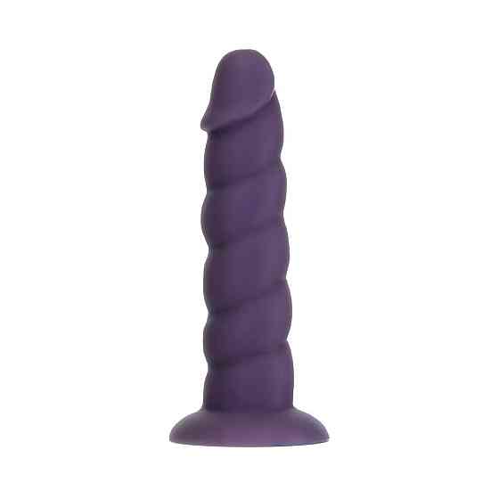 Фалоімітатор Fantasy by Addiction Unicorn Dildo 7” Purple, віброкуля в подарунок Sex Aura Київ