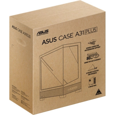Корпус ASUS A31 Plus Black Tempered Glass (90DC00R0-B19000) Винница - изображение 7