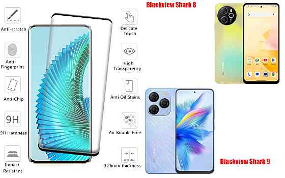 Захисне скло HyperGlass Pro для Blackview Shark 8, Shark 9 – максимальна чутливість та захист Київ