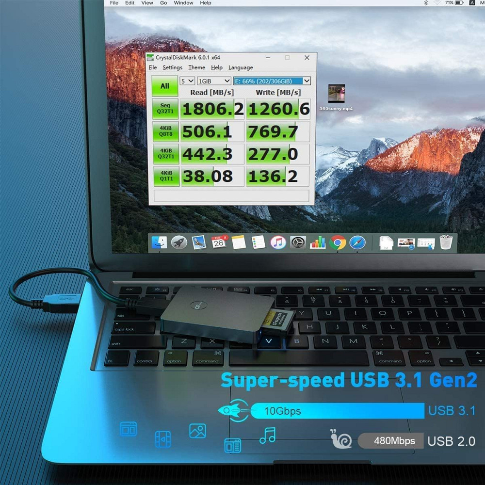 Картридер CFexpress Type B USB 3.1 Gen2 Луцьк - фото 1