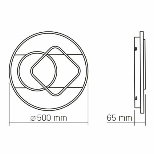 LED Світильник функціональний 50W VL-CLD-999-TT Decora Videx Житомир