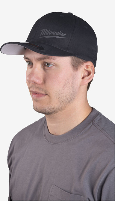 Бейсболка BCS MILWAUKEE чорна, розмір S/M Одеса - фото 2