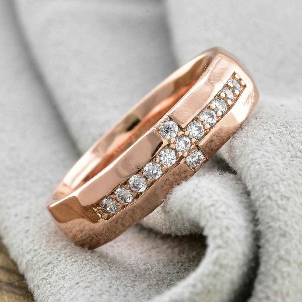 Кільце Xuping позолота РВ, 18 розмір (ширина 5мм, вага 4.1 р) Київ - фото 3