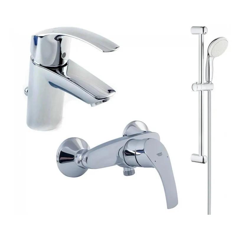 Комплект для душу, хром Grohe Eurosmart New (123576) Киев - изображение 1
