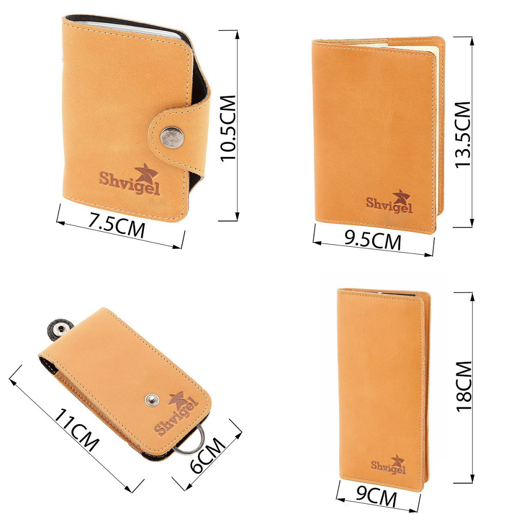 Набір шкіряних аксесуарів ручної роботи SHVIGEL 10076 Київ - фото 9