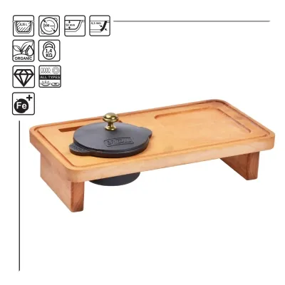 Каструля Brizoll HoReCa чавунна з підставкою 0.3 л (H03-D) Вінниця