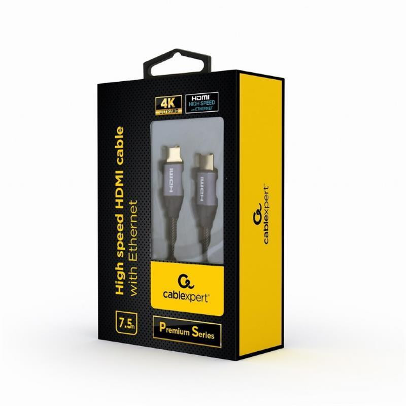 Кабель Cablexpert HDMI - HDMI V 2.0, (M/M), 7.5 м, Black (CCBP-HDMI-7.5M) Чорний Харьков - изображение 2