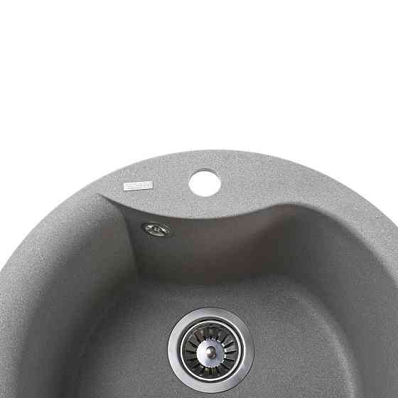 Гранитная мойка Globus Lux ORTA сірий камiнь 485мм-А0005 (000021892) Киев