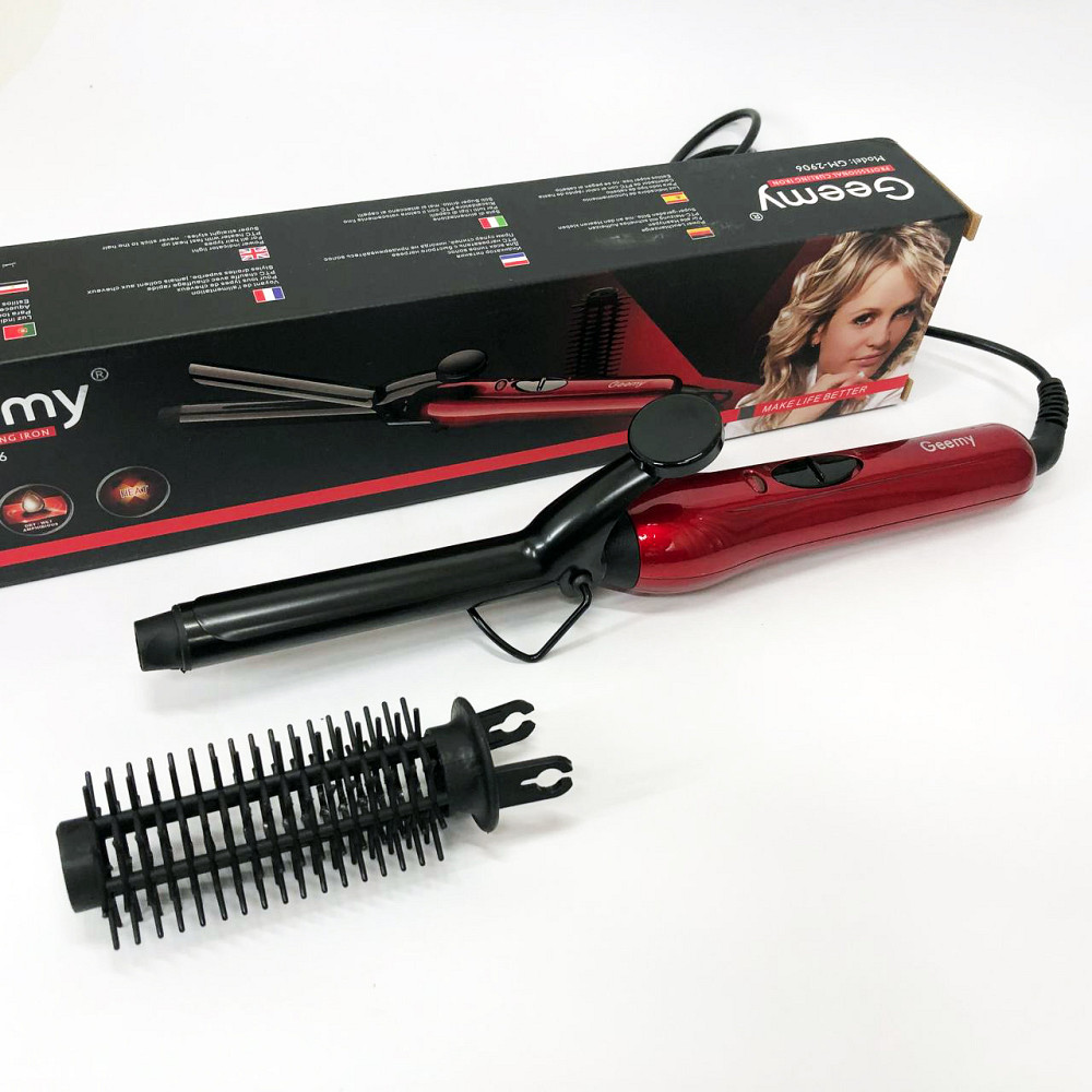 Щипцы для приобретения объема волос, Стайлер-плойка для локонов Щипцы вьющихся волос OJ-20 Львов - изображение 13