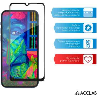 Скло захисне ACCLAB Full Glue Samsung A03 Core Black (1283126519093) Вінниця