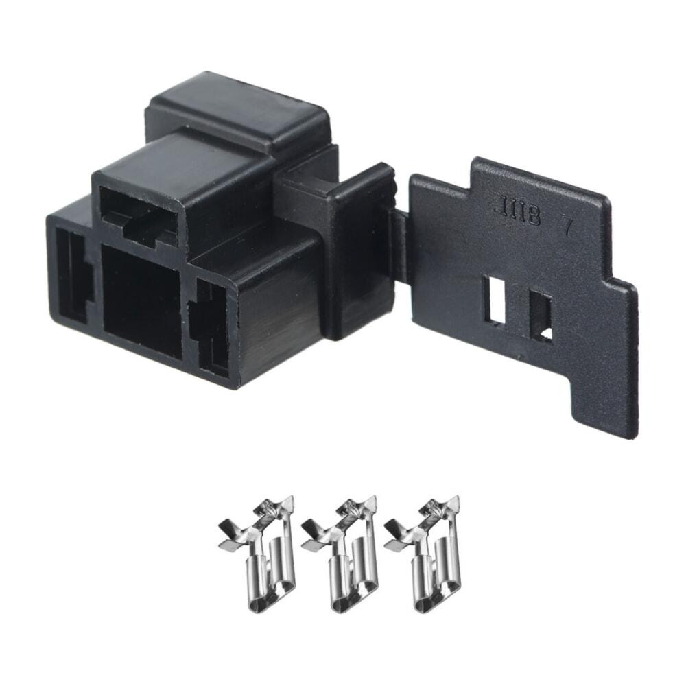 Роз'єм конектор 3-кон., Автолампа Н4, 7809007, TE Універсальна універс., Освітлення, Багато марок 40630 Київ - фото 1