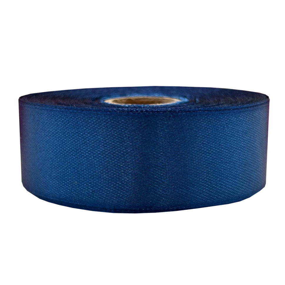 Атласна стрічка для рукоділля АБ-316, 2,5 см x 23 м, сапфір Вінниця - фото 1