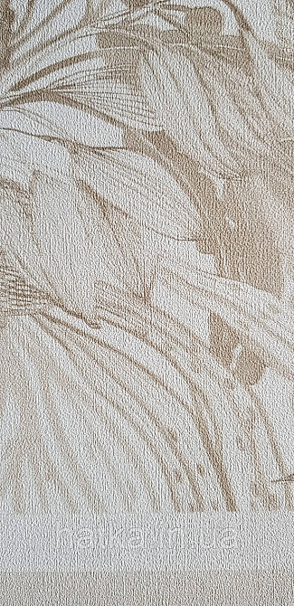 Шпалери вінілові на флізеліні метрові Rasch Novella 1,06х10 квіти листя гілки акварель матові коричневі бежеві Київ - фото 5