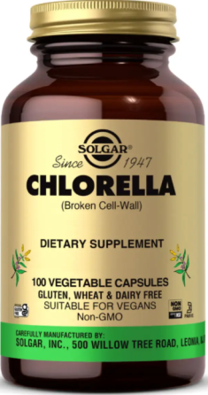 Хлорела Solgar Chlorella 100 вег капс Київ