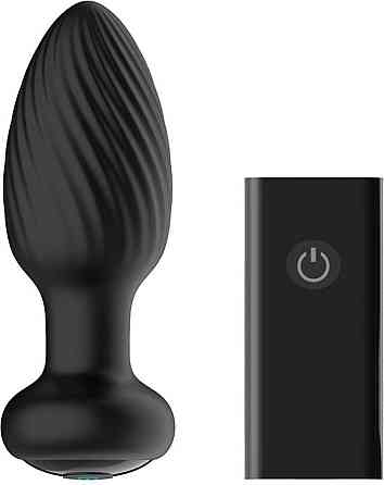 Анальна пробка Nexus TORNADO Small, ротація+вібрація, пульт ДК Sex Aura Київ