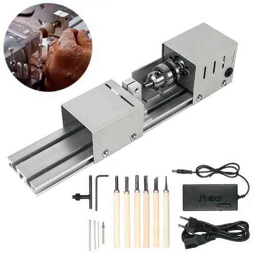 Станок токарный мини по дереву 100Вт для моделизма, бусин Винница