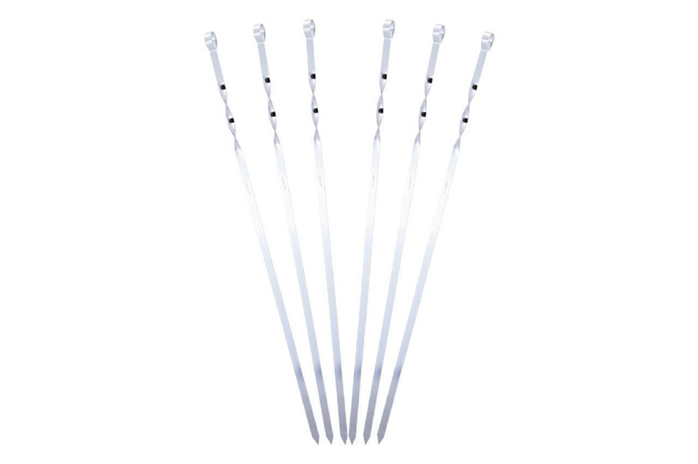 Набор шампуров Скаут - 595 мм (6 шт.) Полтава - изображение 1