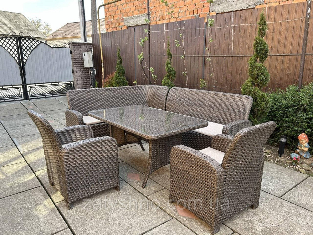 Плетені меблі вуличні Київ - фото 8