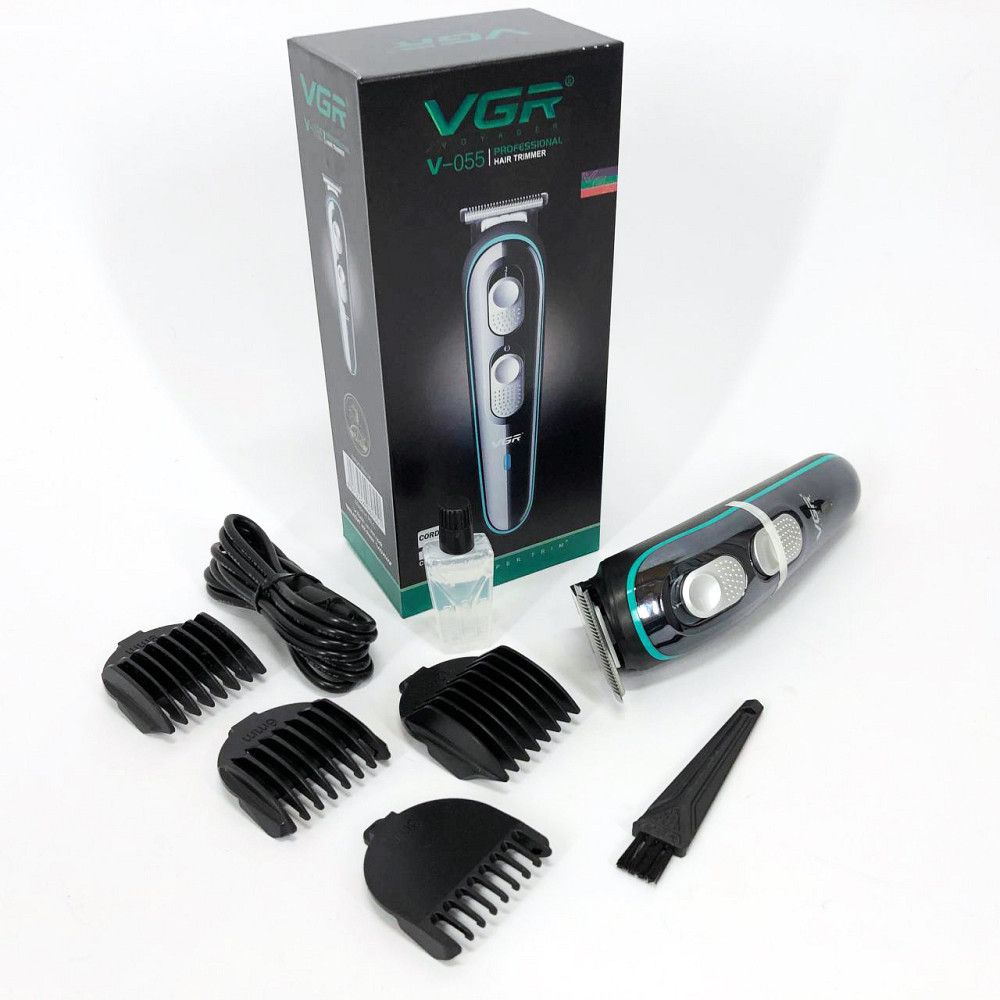 Чоловічий набір для стрижки волосся бездротовий, Бездротові машинки для стрижки легкі QG-27 Львів - фото 1