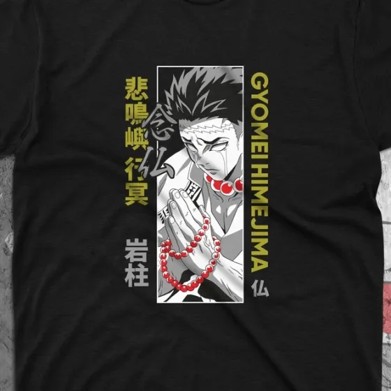 Футболка для подростка мальчика с принтом Клинок, рассекающий демонов Гемей Хімеджима Размер 160 Anime10404 Днепр