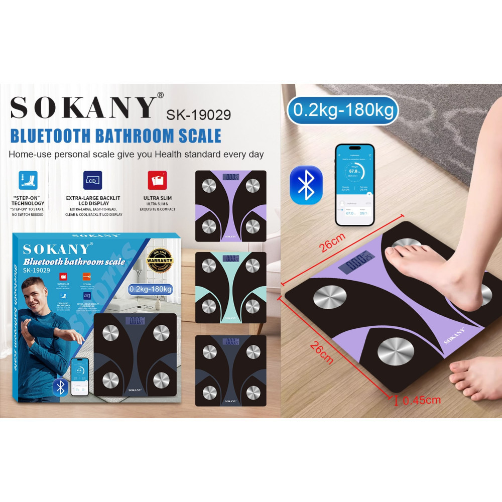 Настільні ваги SK-19029 з ЖК-дисплеєм, високою точністю вимірювань та автоматичним вимкненням, компактні Одеса - фото 1