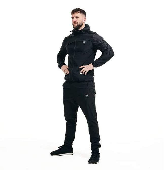 Костюм для схуднення з капюшоном RDX H2 Black XL Каменское - изображение 1