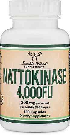 Наттокіназа Double Wood Nattokinase 200 mg 4000 FU 120 capsules Луцьк