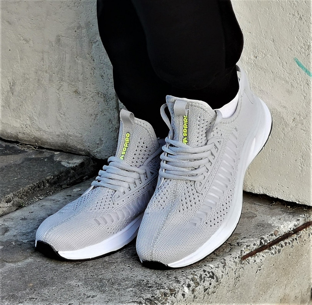 Кроссовки Adidas Мужские Серые Адидас BOOST (размеры: 41,42,43,45) Днепр - изображение 3