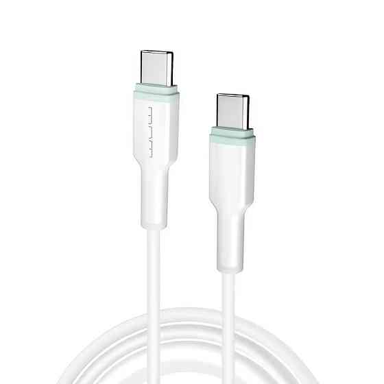 Кабель WUW-X205 Type-C to Type-C 65W 1m white Одеса