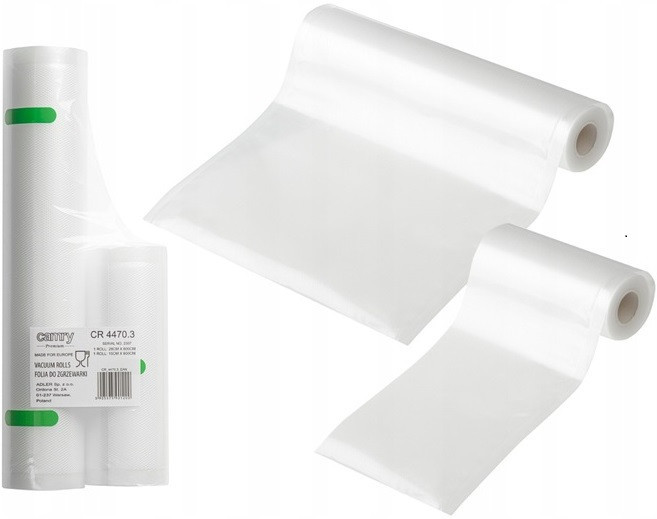 Пленка рулонная для вакууматора 2 рулонна 28 х 600 см та 15 х 600 см Camry CR (4470.3) Нововолынск - изображение 1