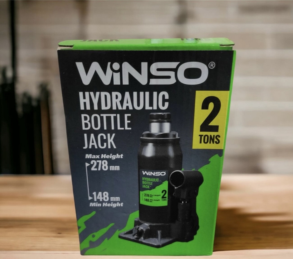 Домкрат бутылочный Winso 2т 148-278мм. Киев - изображение 1