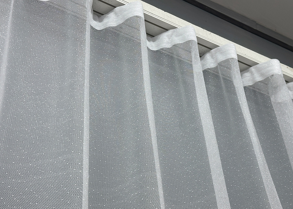 Тюль жаккард цвет белый с серым 1670т Киев - изображение 7
